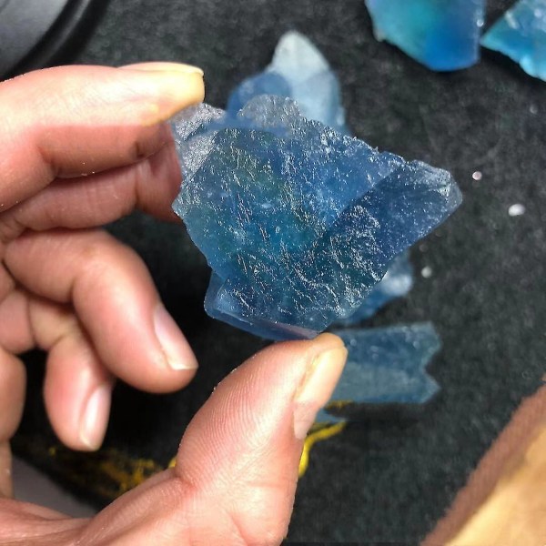 100 g Bulk Blue Celestite Chip Rocks Crystal Quartz