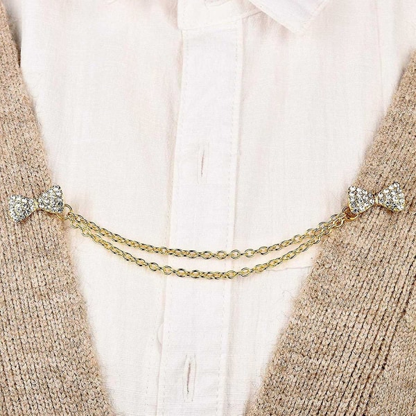 5 stykker genser sjal klips sett retro cardigan krage klips antikke blomster kjoler sjal klips for