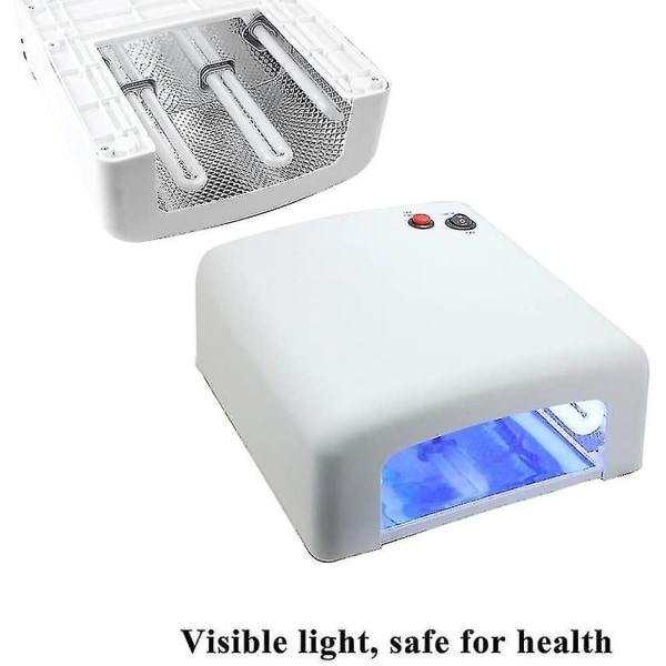 4 stk. 9W UV-lampe Lys til Neglekunst Tørrelampe U-formet Lampe Pære Rør