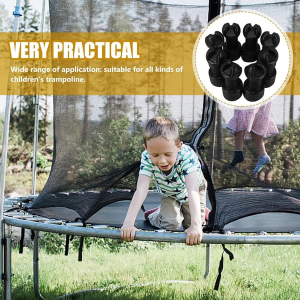 8 stk. Trampolinestangkapsler Erstatning Trampolinestangdeksler Plasttilbehør