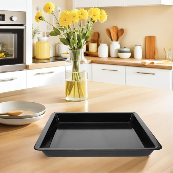 Stekeform i karbonstål for ovn 32,2x32,2x3,2 cm Non-Stick bakeform