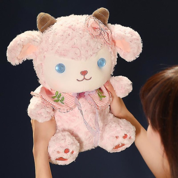 1kpl 22-60cm Kawaii Lolita pehmonukke Ihana lampaiden täytetyt pehmolelut tyttömäiset koristeet lapsille 35cm Pink