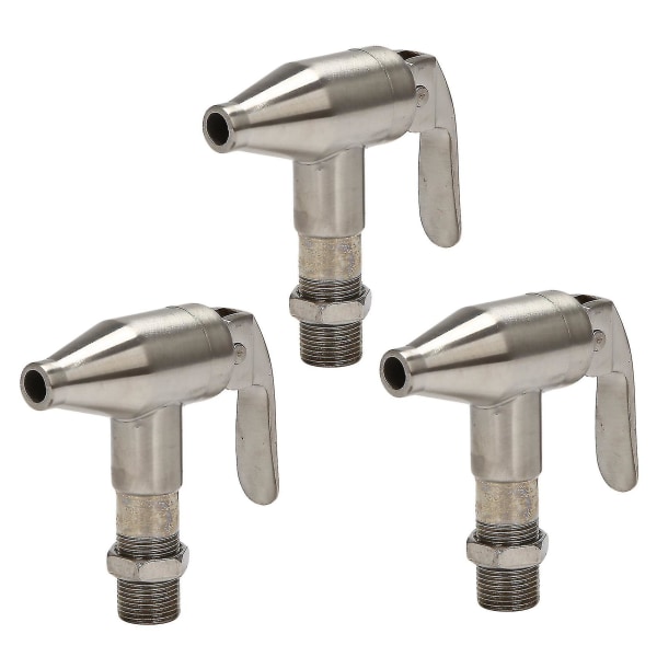 3x Beverage Dispenser Replacement Spigot,stainless Steel Polished Finished, Water Dispenser Replace