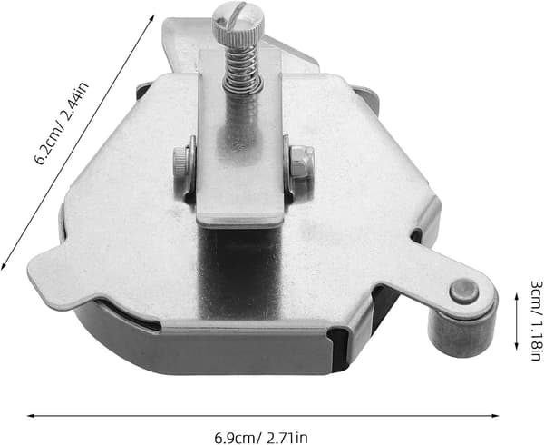 Mångsidigt magnetiskt symaskinsguideverktyg, silver 7:e generationens magnetiska sömguide