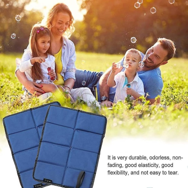 2 stk Utendørs Foldbar Pute, Foldbar Pute Strandpute, Vanntett Pute, Passer
