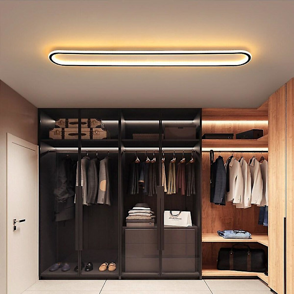 Taklampe Dimbar Aluminium Moderne Stil Svart Led