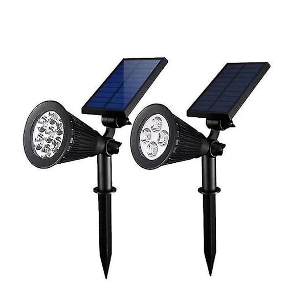 7 LED:n aurinkovoimalla toimiva vedenkestävä nurmikon valo, värillinen