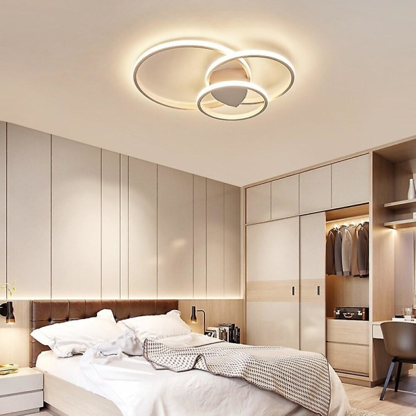 55cm Dæmpbar Loftlampe Led Metal Moderne Stil