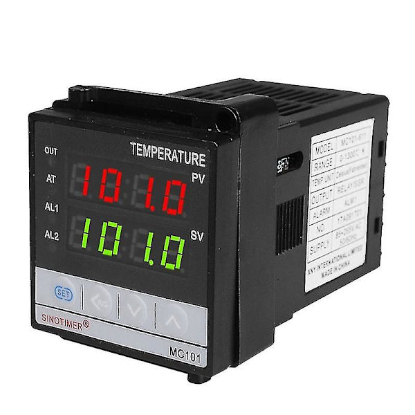 Sinotimer Mc101 Digital PID Temperaturregulator Celsius/Fahrenheit Moduser Sensorinngang Tr