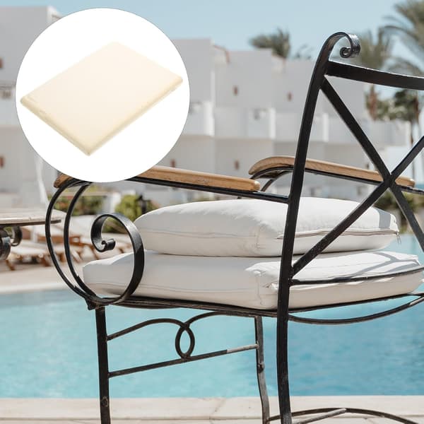 Setepute i minneskum 34X24X3Cm Rektangulær Erstatning for Sofa og Kontorstol