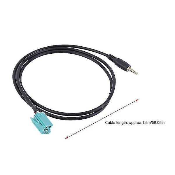 3,5 mm Aux-in adapter lydkabel Renault Clio Megane