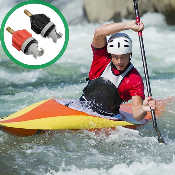 2 stk. luftventiladapter til oppustelig båd Sup paddleboard udendørs brug slangeadapter til kajak