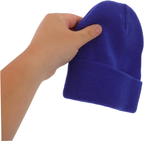 2-pack Unisex Stickad Mössa Vindtät Varm Vintermössa för Pojkar Mysiga Mössor Grå Kallvädersskydd