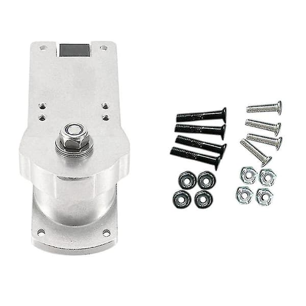 7\" Land Surfbräda Skateboard Stativbas Med Skruvar, Silver