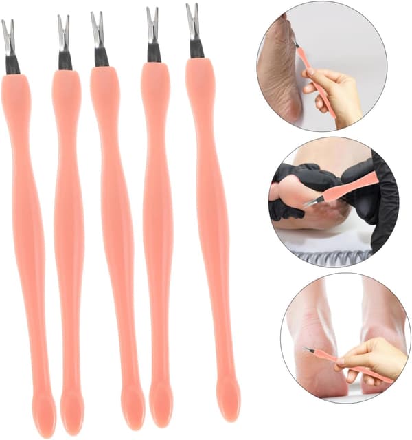 5 stk. neglebåndsfjerner og -trimmer til manicureartikler