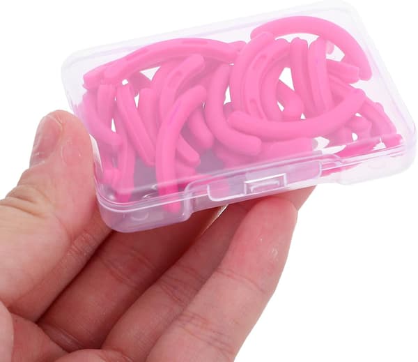 30 stk. erstatningsputer for øyenvippebøyer med utmerket elastisk gummimateriale