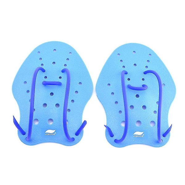 Svømmepadler Myke håndvevhansker Svømmetilbehør (2 stk, blå)