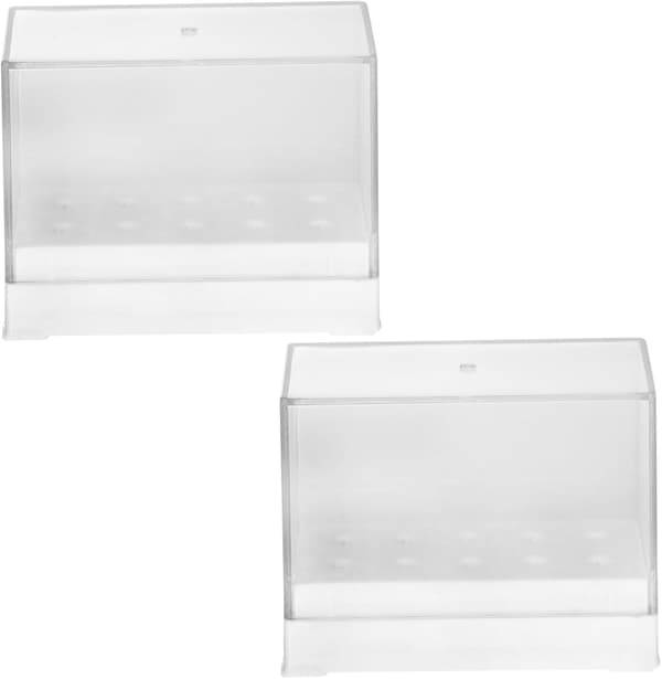 2 stk. neglebor-etui-organizerholder i plast