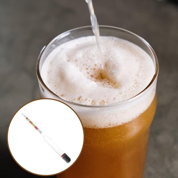 Vinhydrometer Alkoholmätare Glas Lätt att använda Lättvikts Vinmätare