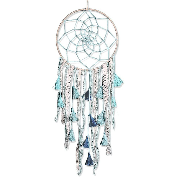 Käsintehty Unelmien Saalistaja, Bohemian Macrame-Seinätekstiili Mandala Kuu Unelmien Saalistaja