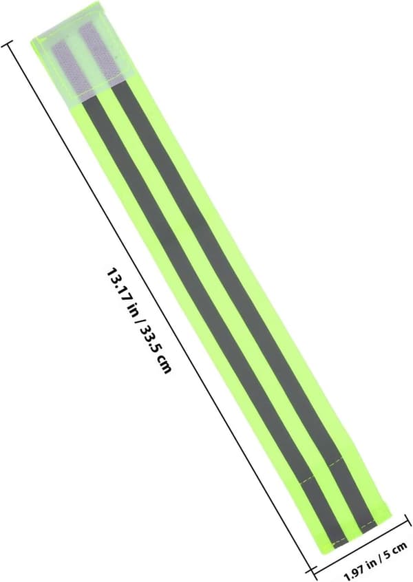 Reflekterende ankelbånd til cykling med justerbar længde og behagelig elastisk webbing