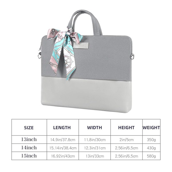 Datorväska för damer 14 tum 16 Kompatibel Apple Macbookpro Air Hp Lenovo Dell Bärbar Crossbody Axelväska Messenger