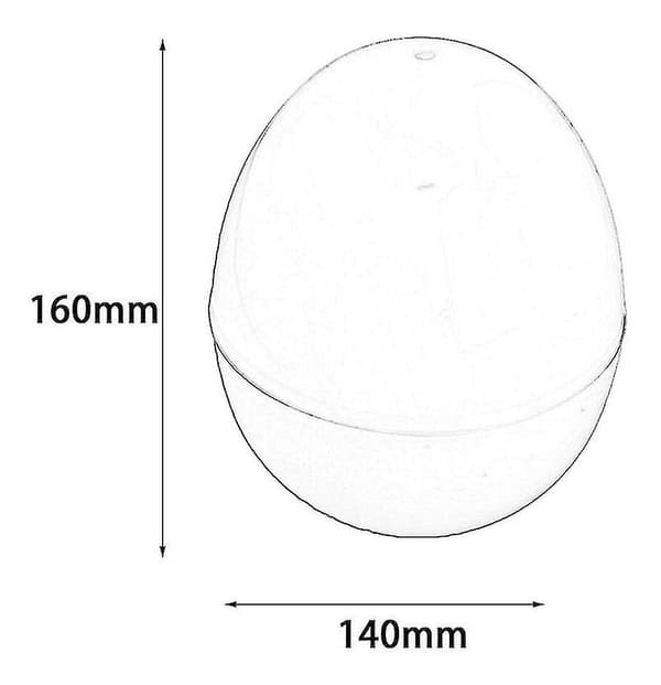 Eggdamper til mikrobølgeovn, 4 egg, 1 stk