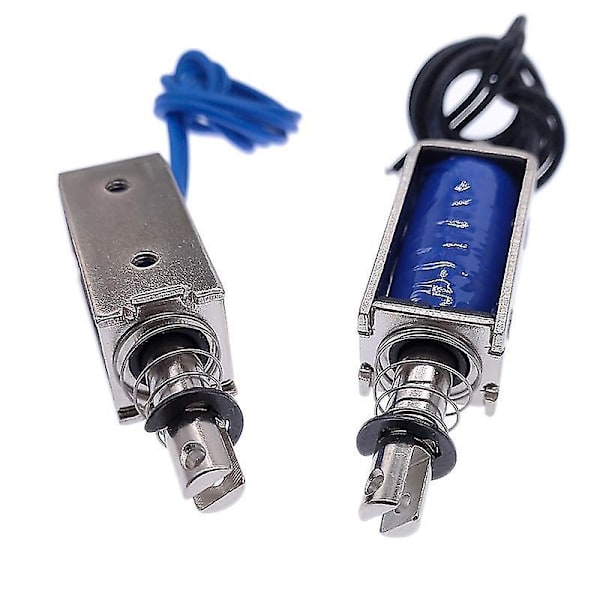 DC 6V 12V 24V Magnetisk Solenoid Pushpull Elektromagnet