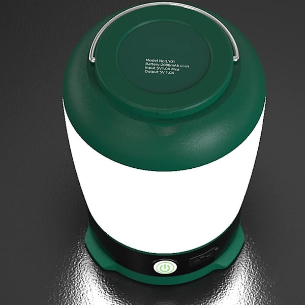 Campinglampe Lys Usb Udendørs Nødlygte, Bærbar Led Pære Vandafvisende Teltslys