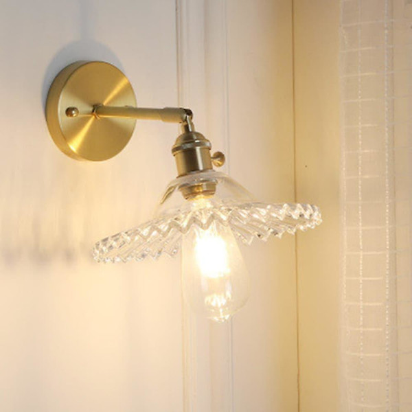 Vegglamper i nordisk stil, vegglamper, soverom, kobberlys
