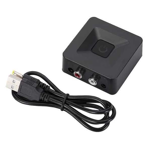 Digitaalinen kuitu analogiseen 5.0 Bluetooth-äänivastaanotin Matkapuhelimen Bluetooth-kuulokkeiden kaiuttimen Bluetooth-sovitin (1 kpl, musta)