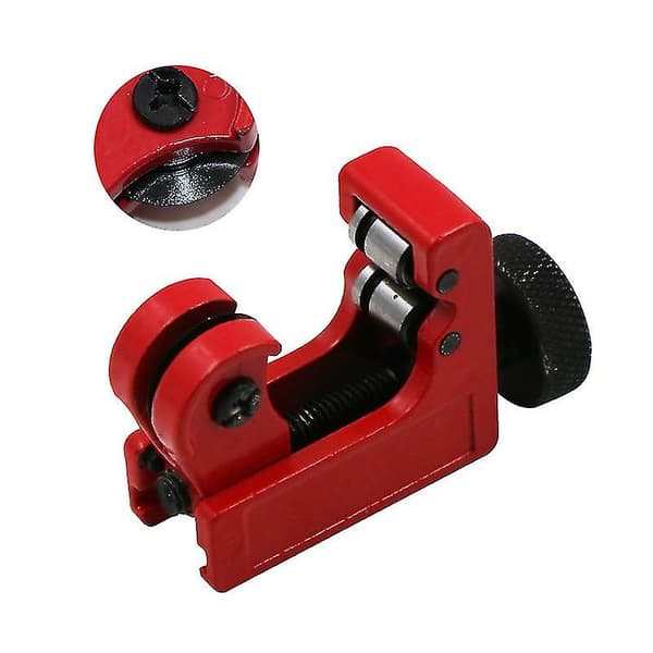 Mini Rørkutter Klippesortiment Sinklegering Rørkutter Kobber Messing PVC Aluminium (rød)(1 stk)