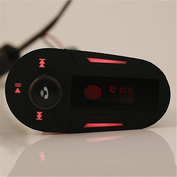 LCD-bilsett Bluetooth Mp3-spiller Fm-sender Usb