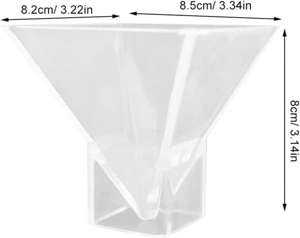 Silikonpyramideform for harpiksstøping Enkel avforming og solid materiale