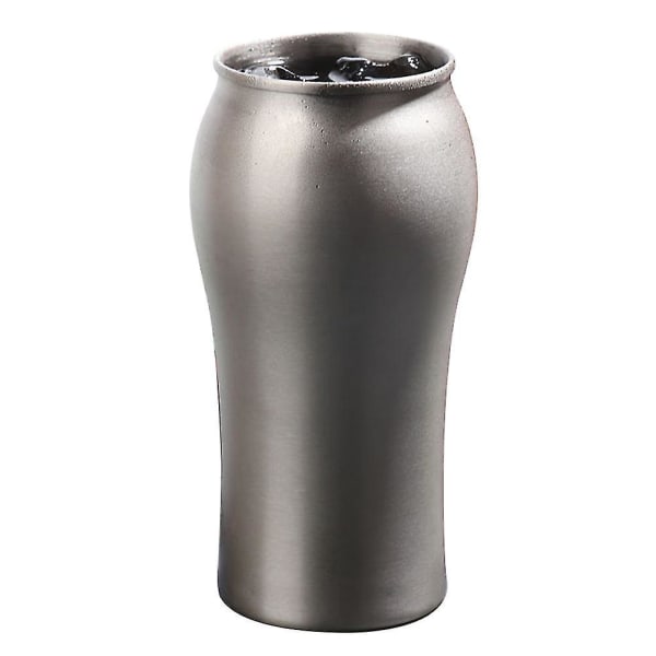 1 stk Cocktailglas Bærbar Rustfrit Stål Holdbar Let Vægt Taljeformet Drikkekop Cocktailglas Til Bar Hjem