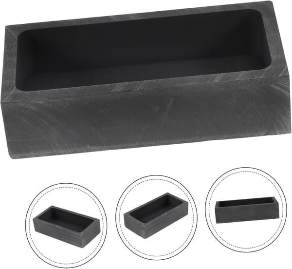 Grafitgötform Högdensitetsgjutform 1000g för aluminium koppar guld silver