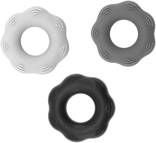3-pack silikonhandgreppsringset handstärkande träningsverktyg