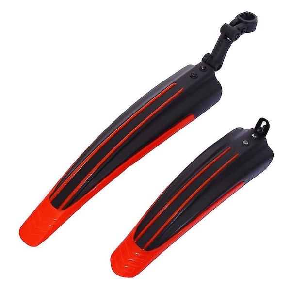 Bike Mudguard Set, Portable Adjustable Road Mountain Bike Bicycle Cycling Tires Front And Rear Mud