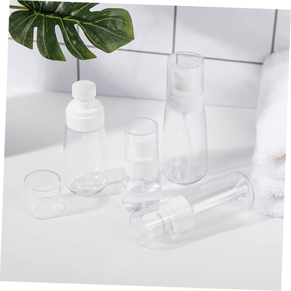 5st 60ml Påfyllningsbara U-formade Sprayflaskor Petg Plast Bärbar Fin Dimma Vätskedispenser