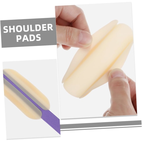 8 stk. Silikone Skulderpuder BH Stropper Puder Skridsikkert Design Komfortable