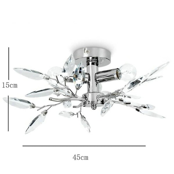 45cm Unik Design Taklampe Metall Elektroplettert Moderne