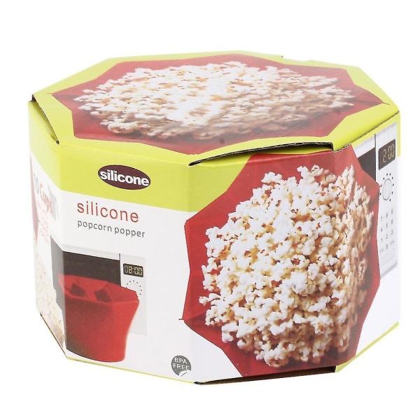 Gør det selv Popcorn Popper Maker Silikone Mikrobølgespand