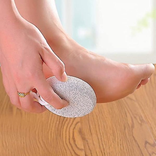 2kpl Natural Hohkakivi pedikyyri jalkojen puhdistustyökalu