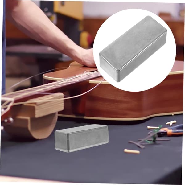 Aluminium prosjektboks for elektronikk gitarpedalveske Stomp-beholder Sikker lukking