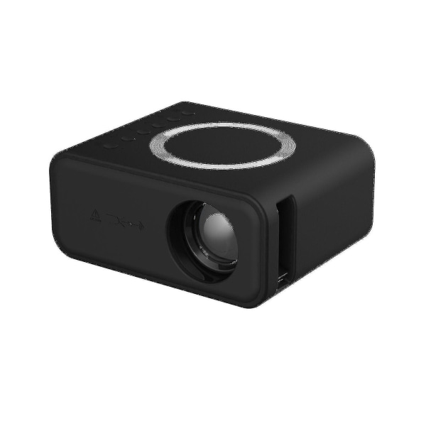 4k projektor 7500 Lumens 1080p 3d Led Mini Wifi Video Hjemmekino Kino Dz (svart)