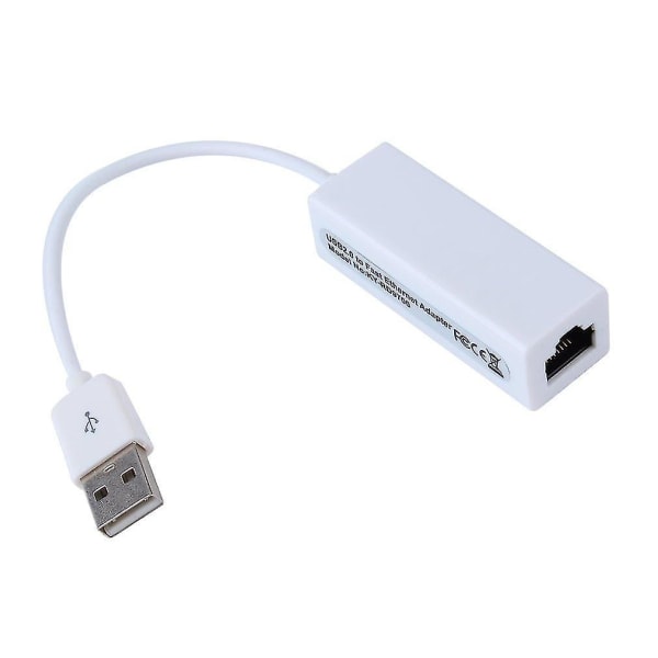 USB 2.0 till RJ45 Ethernet LAN-nätverksadapter 10/100 Mbps