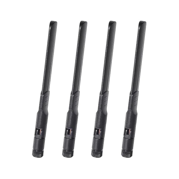 4kpl Kaksoisbändinen Wifi-antenni 2.4ghz 5ghz 5.8ghz 8dbi Mimo Rp-urosantenni Wifi-reitittimelle Langaton