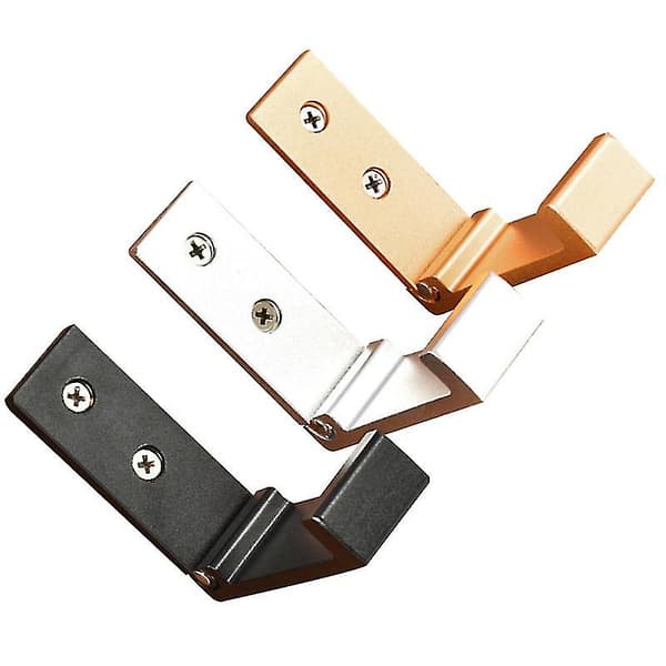 3 stk. Aluminiumlegeringskrog Foldbar Krog Solid Multifunktionel Tøj Krog Frakke Krog