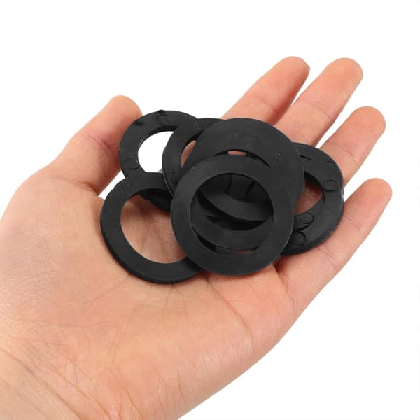 50 st gummi-spinlock-brickor mutterhalsband för hantel- och skivstångslyft