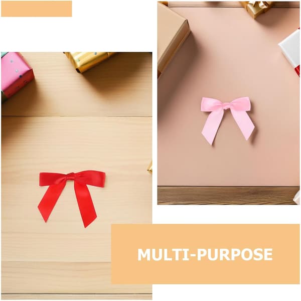 100 st minirosetter för hantverk Kreativ touch Effektiv applicering Elegant polyester